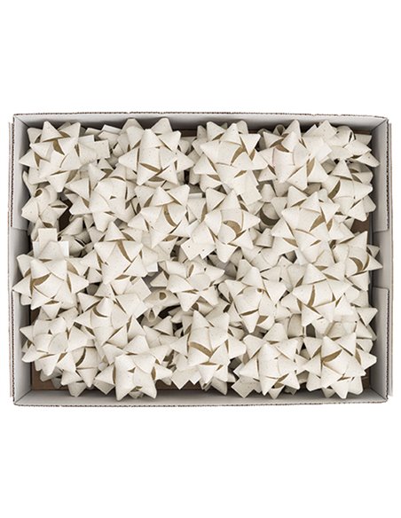 50 stelle nastro carta erba 15mmxØ6,5cm avorio Brizzolari 02739525 BRIZZOLARI NASTRI-FIOCCHI-STELLE