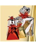 25 buste regalo ppl metal lucido 50x75cm oro senza patella adesiva U-814ARRY9PAD