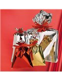 25 buste regalo ppl metal lucido 50x75cm rosso senza patella adesiva U-814ARRY9PRO