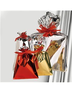 25 buste regalo ppl metal lucido 50x75cm argento senza patella adesiva U-011ANNY9PNN PNP BUSTE E FOGLI CRYSTAL