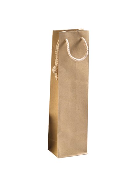12 shopper carta kraft 12x39+9cm avana portabottiglie UY508HNN0V3NN PNP SHOPPERS E SACCHETTI REGALO