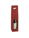 Scatola 1 bottiglia 90x90x385mm Seta bordeaux Scotton 35348C