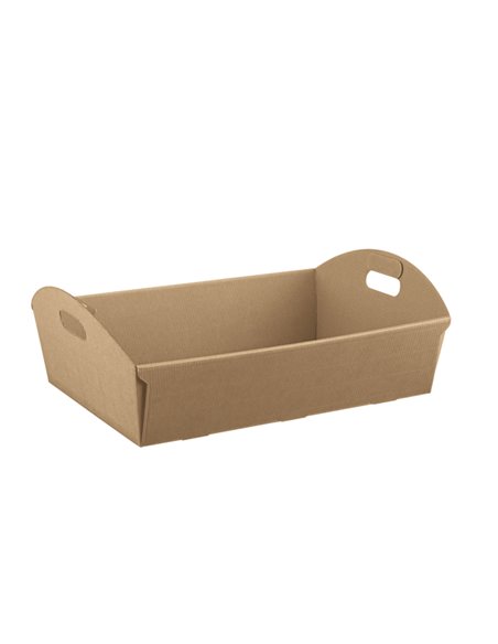 Cesto 320x220mm H85mm onda avana Scotton 7742C SCOTTON CESTI REGALO E BOMBONIERE