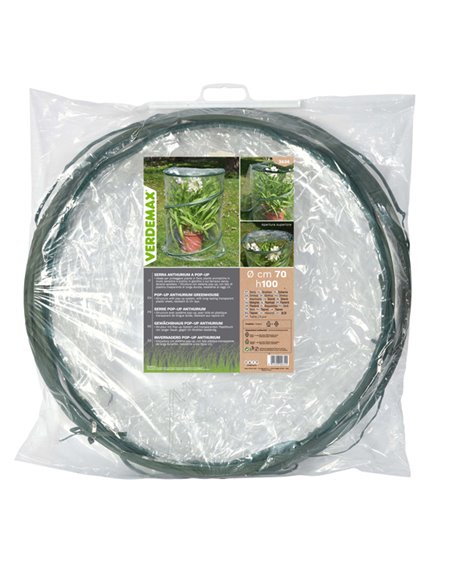 Serra Pop-up Anthurium 70x100cm verde/trasparente Verdemax 2634 Verdemax COPERTURE DA ESTERNI