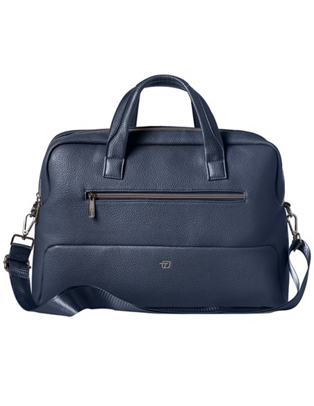 Borsa c/manici Gate Trended ecopelle dim. 41x30x15cm blu InTempo 9236GAT32