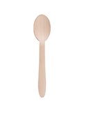 100 Cucchiai monouso in legno 16,5cm Signor Bio WCS100BIO100C