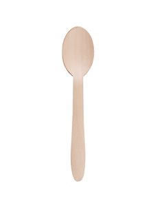 100 Cucchiai monouso in legno 16,5cm Signor Bio WCS100BIO100C Signor Bio POSATE MONOUSO
