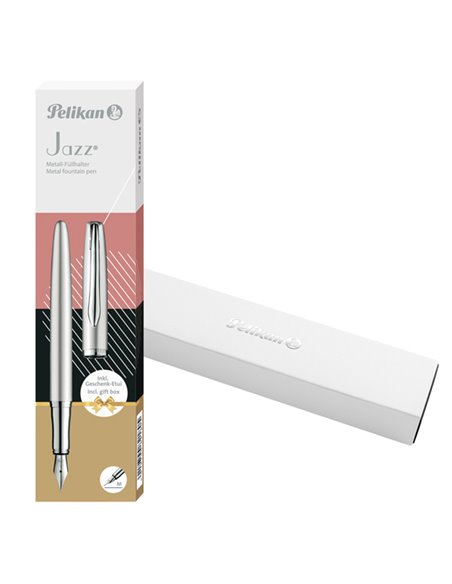 Stilografica Jazz Noble Elegance silver Pelikan 400189915 PELIKAN STILOGRAFICHE