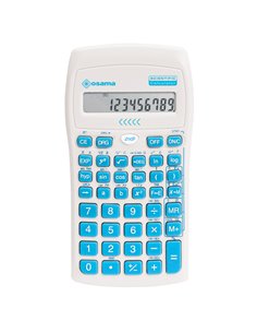 Calcolatrice scientifica OS 134/10 BeColor bianco con tasti azzurro Osama OS 84019130 OSAMA SCIENTIFICHE-GRAFICHE