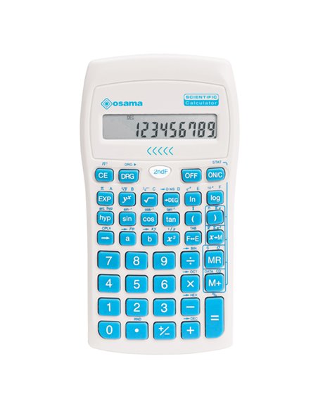 Calcolatrice scientifica OS 134/10 BeColor bianco con tasti azzurro Osama OS 84019130 OSAMA SCIENTIFICHE-GRAFICHE