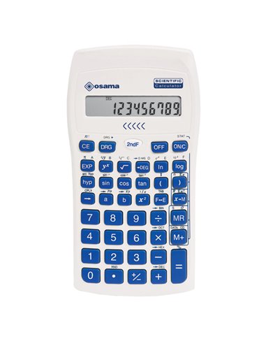 Calcolatrice scientifica OS 134/10 BeColor bianco con tasti blu Osama OS 84019079 OSAMA SCIENTIFICHE-GRAFICHE