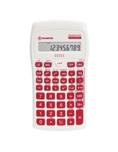 Calcolatrice scientifica OS 134/10 BeColor bianco con tasti rossi Osama OS 84019109