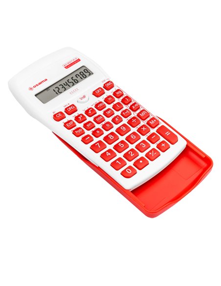 Calcolatrice scientifica OS 134/10 BeColor bianco con tasti rossi Osama OS 84019109