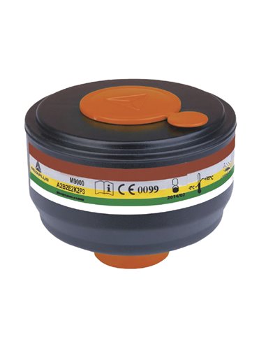 Kit 4 filtri a gas A2B2E2K2P3 per Maschera completa M9200/M9300 M9001EABEK2P3