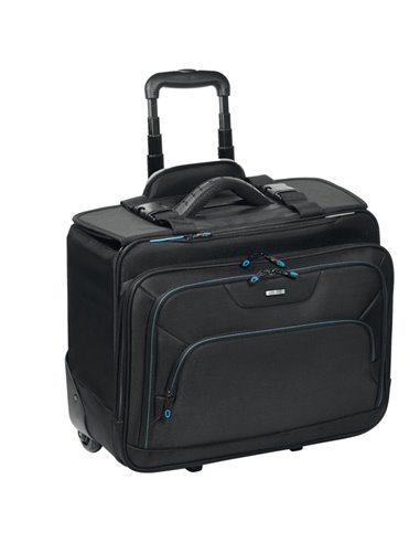 Trolley in tessuto tecnico nero linea Bluetech City Time 60907 City Time BORSE-CARTELLE-VALIGIE
