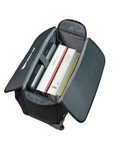 Trolley in tessuto tecnico nero linea Bluetech City Time 60907 City Time BORSE-CARTELLE-VALIGIE 2