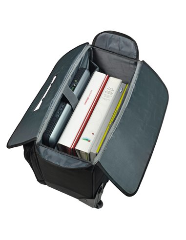 Trolley in tessuto tecnico nero linea Bluetech City Time 60907 City Time BORSE-CARTELLE-VALIGIE