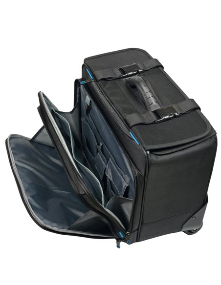 Trolley in tessuto tecnico nero linea Bluetech City Time 60907 City Time BORSE-CARTELLE-VALIGIE