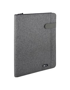 Portablocco Flap tessuto tecnico f.to A4 grigio City Time 61918 City Time BORSE-CARTELLE-VALIGIE