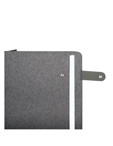 Portablocco Flap tessuto tecnico f.to A4 grigio City Time 61918 City Time BORSE-CARTELLE-VALIGIE