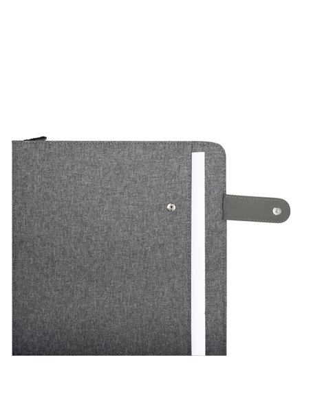 Portablocco Flap tessuto tecnico f.to A4 grigio City Time 61918 City Time BORSE-CARTELLE-VALIGIE