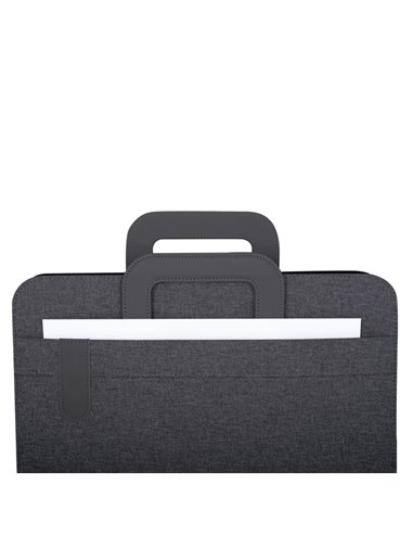 Portablocco Flap tessuto tecnico c/manici Flap f.to A4 nero City Time 61920 City Time BORSE-CARTELLE-VALIGIE