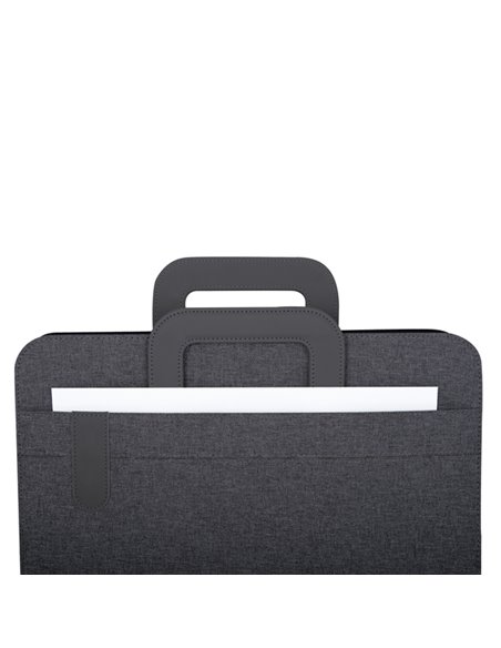 Portablocco Flap tessuto tecnico c/manici Flap f.to A4 nero City Time 61920 City Time BORSE-CARTELLE-VALIGIE