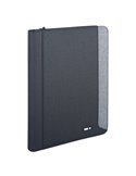 Portablocco Dual tessuto tecnico f.to A4 nero/grigio City Time 61500