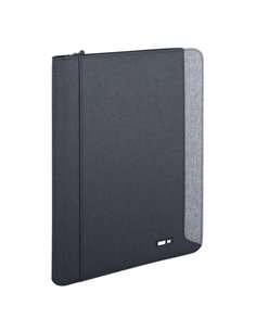Portablocco Dual tessuto tecnico f.to A4 nero/grigio City Time 61500