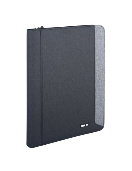 Portablocco Dual tessuto tecnico f.to A4 nero/grigio City Time 61500