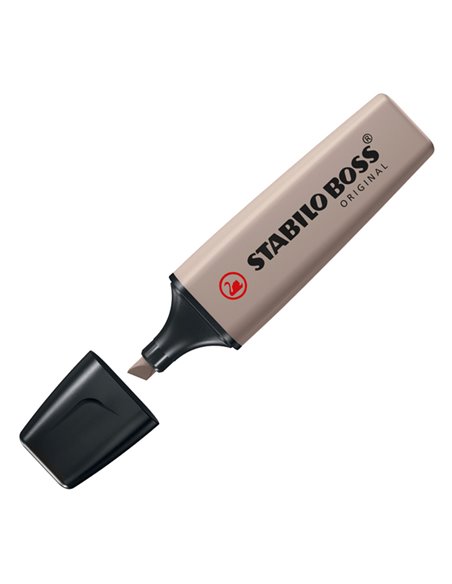 Astuccio 4 evidenziatori Stabilo Boss NatureColors (tE'/sabbia/cenere/nero) 70/4-2-5