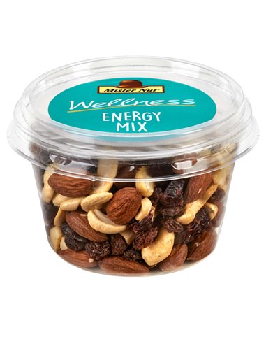 Mix frutta secca e disidratata Energy mix bicchiere 125g Mister Nut 118074000613