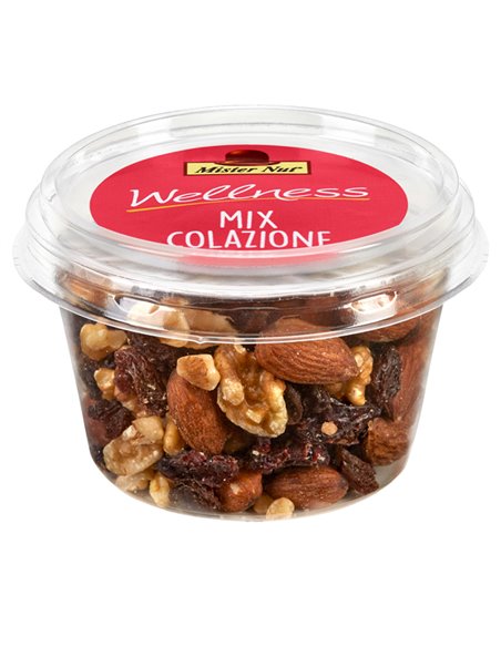 Mix frutta secca e disidratata mix colazione bicchiere 125g Mister Nut 118061300613