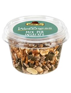 Mix frutta secca e semi Mix insalata bicchiere 125g Mister Nut 118076000613