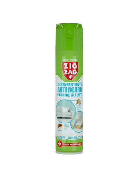Bomboletta spray Zig Zag anti acaro e cimici dei letti 300ml 05-0755 ZIG ZAG INSETTICIDI