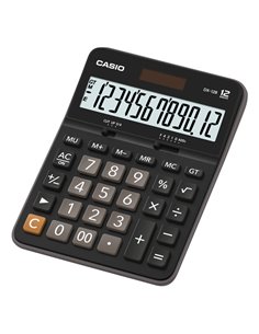 Calcolatrice da tavolo DX-12B nero display extra large 12 cifre CASIO DX-12B-W-EC CASIO DA TAVOLO