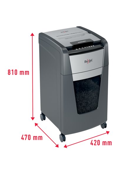 Distruggidocumenti automatico Optimum AutoFeed+ 225M Rexel 2020225MEU REXEL A FRAMMENTI E MICROFRAMMENTI