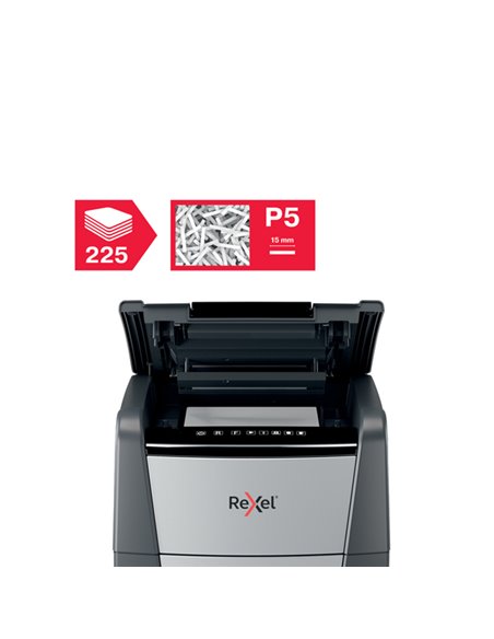 Distruggidocumenti automatico Optimum AutoFeed+ 225M Rexel 2020225MEU REXEL A FRAMMENTI E MICROFRAMMENTI