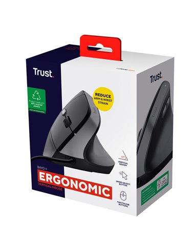 Mouse Ergonomico Bayo II - Trust 25144 TRUST TASTIERE E MOUSE