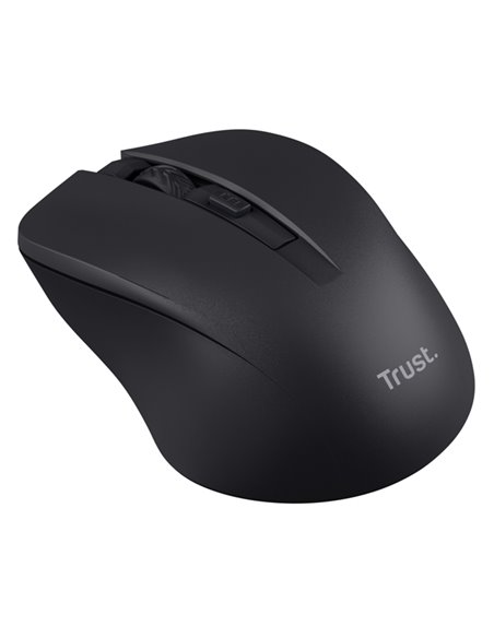 Mouse Ottico Silenzioso Wireless Mydo Nero-Trust 25084 TRUST TASTIERE E MOUSE