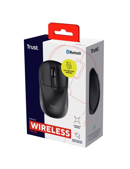 Mouse Ottico Bluetooth Wireless Primo -Trust 24966 TRUST TASTIERE E MOUSE
