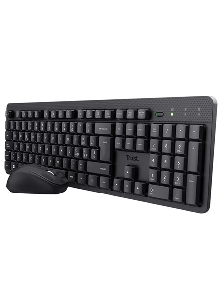 Set tastiera +Mouse Wireless ultrasilenzioso TKM-360-Trust 25355 TRUST TASTIERE E MOUSE