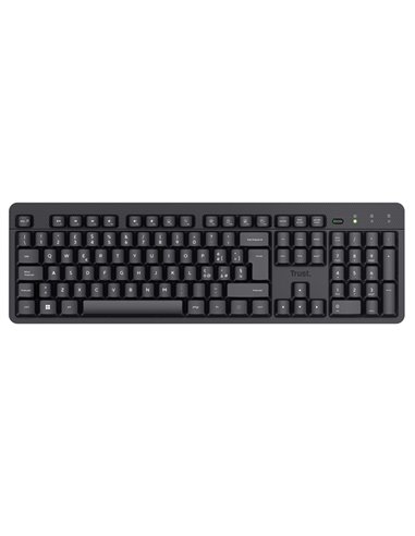 Set tastiera +Mouse Wireless ultrasilenzioso TKM-360-Trust 25355 TRUST TASTIERE E MOUSE