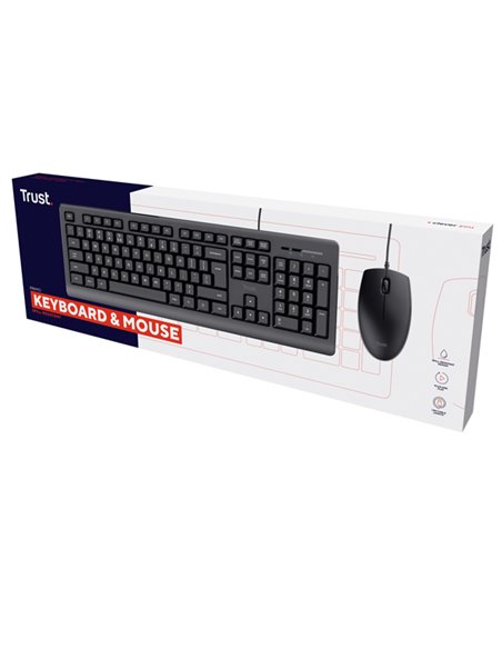 Set tastiera e Mouse a Filo Primo-Trust 23971 TRUST TASTIERE E MOUSE