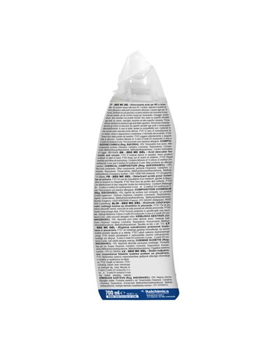 Detergente eliminaodori disincrostante Deo WC gel 700ml Sanitec 1943