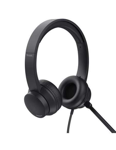 Cuffie per pc Usb HS-260-Trust 25334 TRUST CUFFIE E WEBCAM