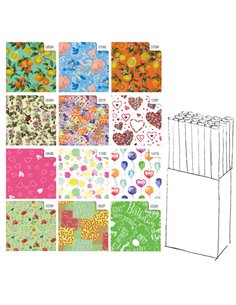 Rotolo carta regalo Primavera 70X200cm Rex Sadoch R33J1GEX REX SADOCH CARTA REGALO