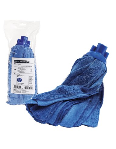 Mop in microfibra Falcon 200gr blu Perfetto 26501