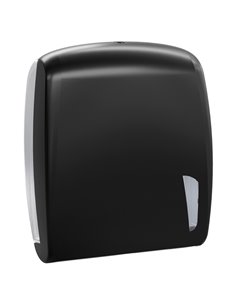 Dispenser carta asciugamani Skin nero piegati a C e Z 450 fogli Mar Plast A90123BM MAR PLAST ACCESSORI PER IL BAGNO E DISPENSER