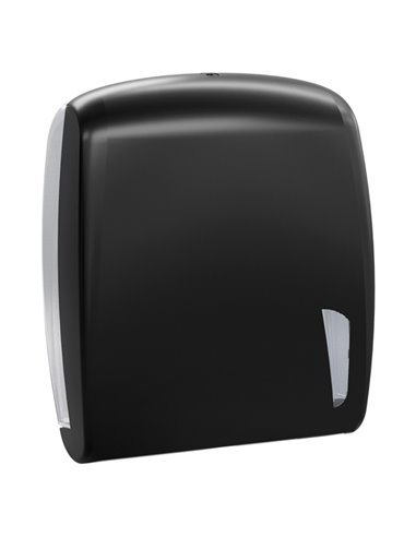 Dispenser carta asciugamani Skin nero piegati a C e Z 450 fogli Mar Plast A90123BM MAR PLAST ACCESSORI PER IL BAGNO E DISPENSER